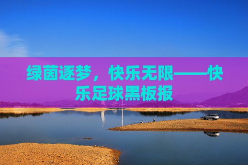 绿茵逐梦,快乐无限——快乐足球黑板报