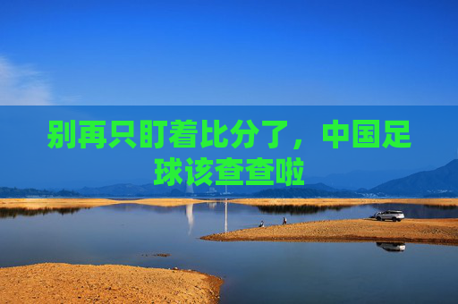 别再只盯着比分了，中国足球该查查啦