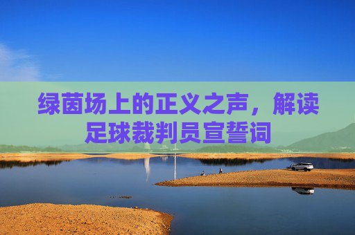 绿茵场上的正义之声,解读足球裁判员宣誓词