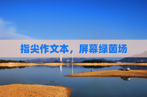 指尖作文本,屏幕绿茵场
