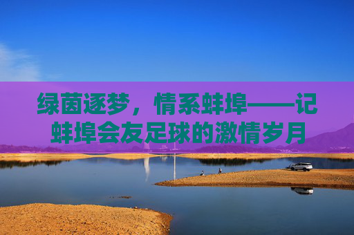 绿茵逐梦,情系蚌埠——记蚌埠会友足球的激情岁月