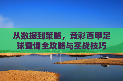 从数据到策略,竞彩西甲足球查询全攻略与实战技巧
