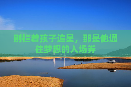 别拦着孩子追星,那是他通往梦想的入场券