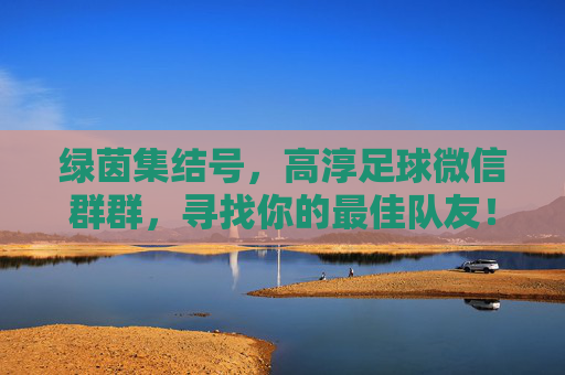 绿茵集结号,高淳足球微信群群,寻找你的最佳队友!