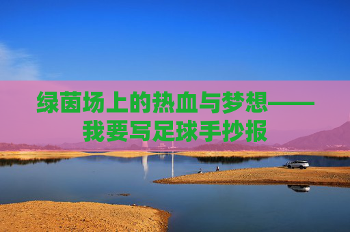 绿茵场上的热血与梦想——我要写足球手抄报