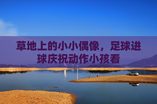 草地上的小小偶像，足球进球庆祝动作小孩看