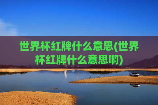 世界杯红牌什么意思(世界杯红牌什么意思啊)