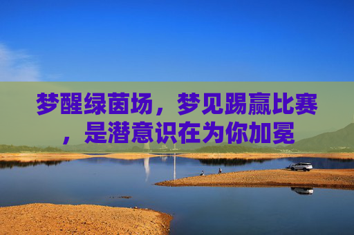 梦醒绿茵场,梦见踢赢比赛,是潜意识在为你加冕