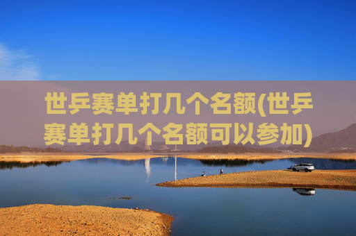 世乒赛单打几个名额(世乒赛单打几个名额可以参加)