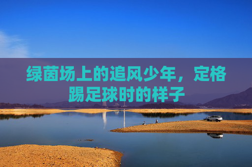 绿茵场上的追风少年,定格踢足球时的样子
