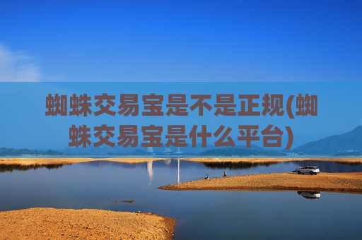 蜘蛛交易宝是不是正规(蜘蛛交易宝是什么平台)