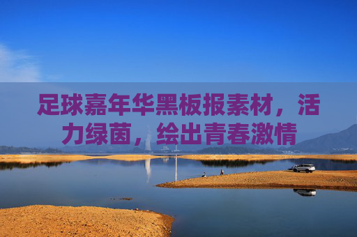 足球嘉年华黑板报素材,活力绿茵,绘出青春激情