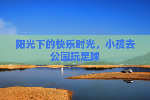 阳光下的快乐时光，小孩去公园玩足球