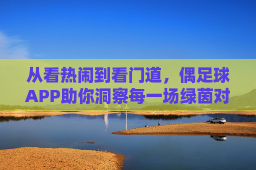 从看热闹到看门道，偶足球APP助你洞察每一场绿茵对决