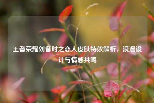 王者荣耀刘备时之恋人皮肤特效解析，浪漫设计与情感共鸣