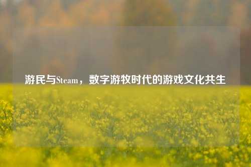 游民与Steam，数字游牧时代的游戏文化共生