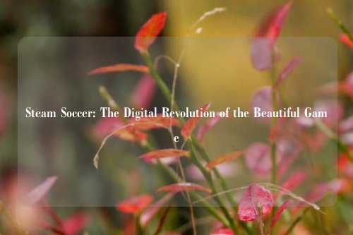 Steam Soccer: The Digital Revolution of the Beautiful Game