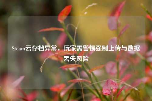 Steam云存档异常,玩家需警惕强制上传与数据丢失风险