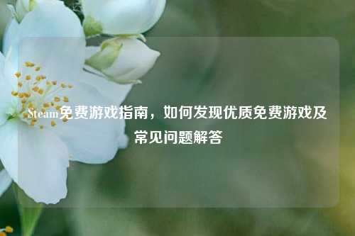 Steam免费游戏指南，如何发现优质免费游戏及常见问题解答