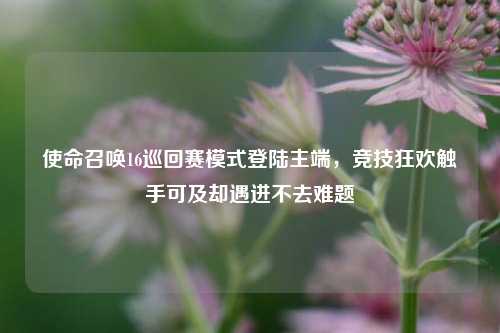 使命召唤16巡回赛模式登陆主端,竞技狂欢触手可及却遇进不去难题