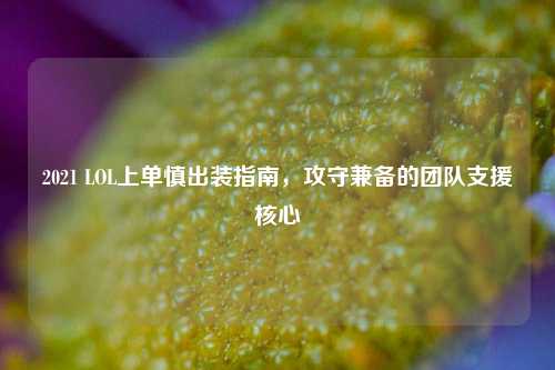2021 LOL上单慎出装指南，攻守兼备的团队支援核心