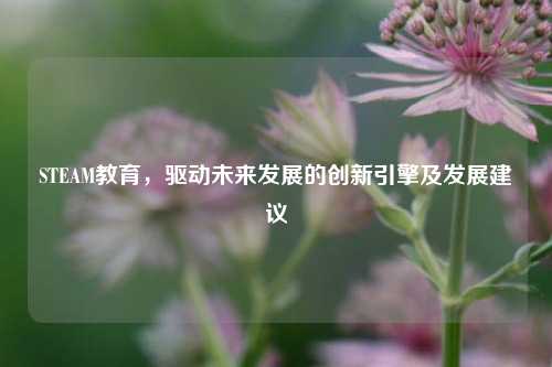 STEAM教育,驱动未来发展的创新引擎及发展建议