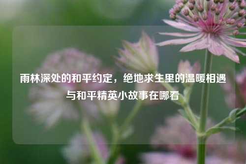 雨林深处的和平约定，绝地求生里的温暖相遇与和平精英小故事在哪看