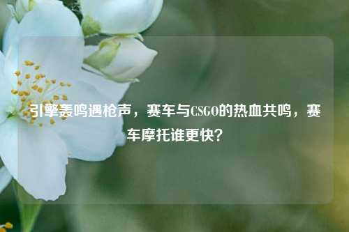 引擎轰鸣遇枪声,赛车与CSGO的热血共鸣,赛车摩托谁更快?
