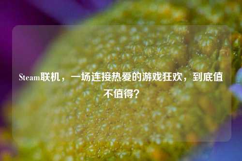 Steam联机,一场连接热爱的游戏狂欢,到底值不值得?