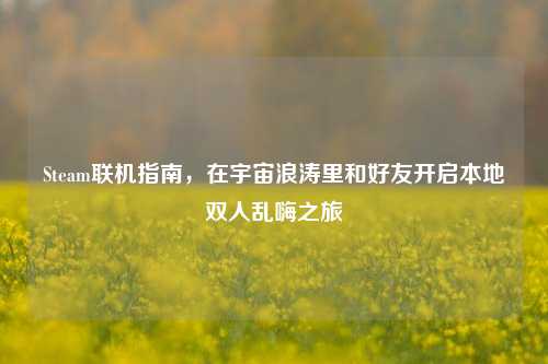 Steam联机指南,在宇宙浪涛里和好友开启本地双人乱嗨之旅