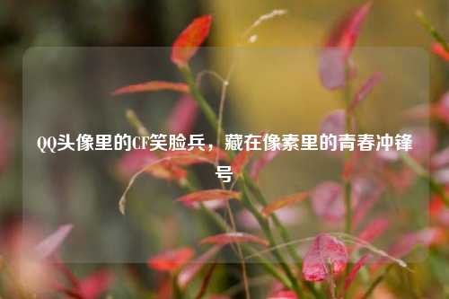 头像里的CF笑脸兵,藏在像素里的青春冲锋号