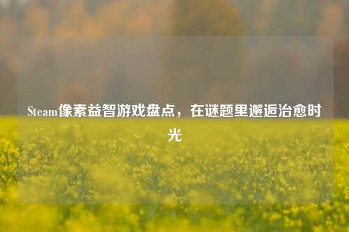 Steam像素益智游戏盘点,在谜题里邂逅治愈时光