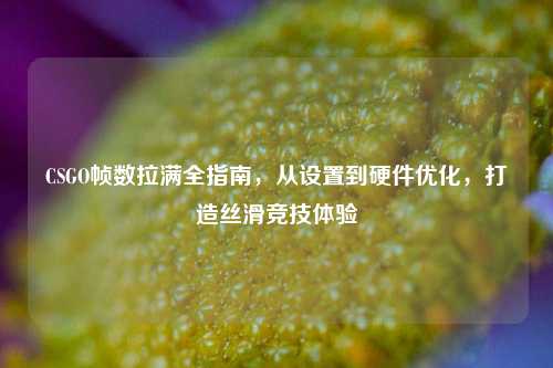CSGO帧数拉满全指南,从设置到硬件优化,打造丝滑竞技体验