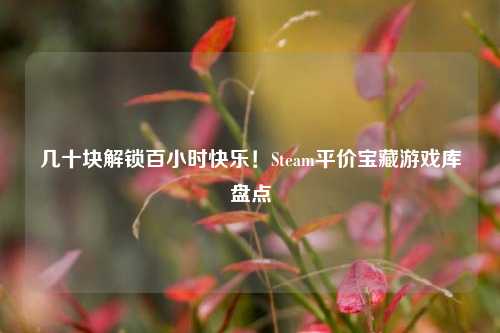 几十块解锁百小时快乐!Steam平价宝藏游戏库盘点