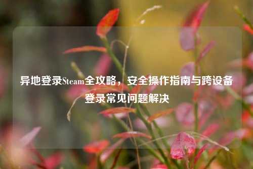 异地登录Steam全攻略，安全操作指南与跨设备登录常见问题解决